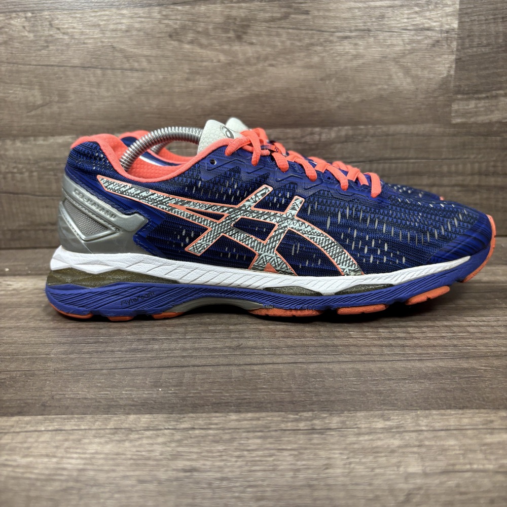 Asics Gel-Kayano 23 Blue Pink Womens US Size 8 EUR 39.5 T6A6N Running Shoes